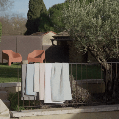 Drap de bain en nid d'abeille